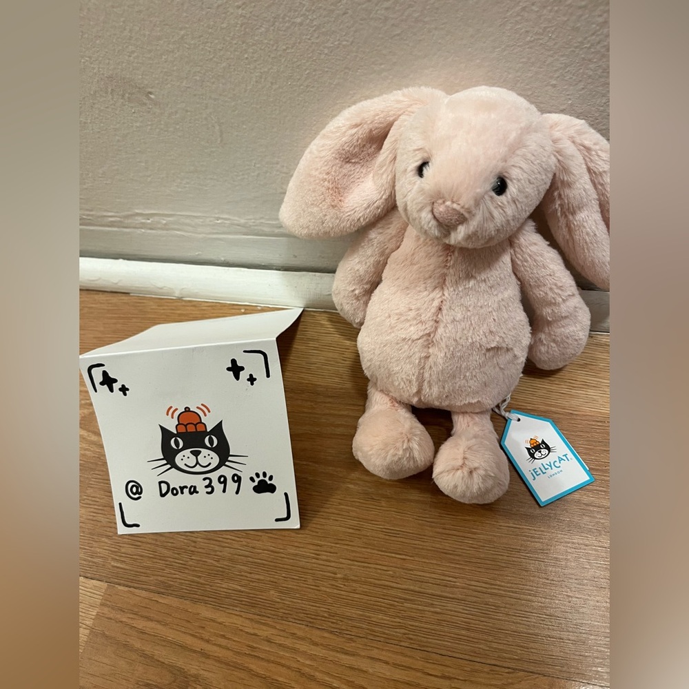 Jellycat Authentic Small Bashful Blush Bunny